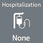 Hospitalization None
