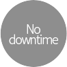 no downtime