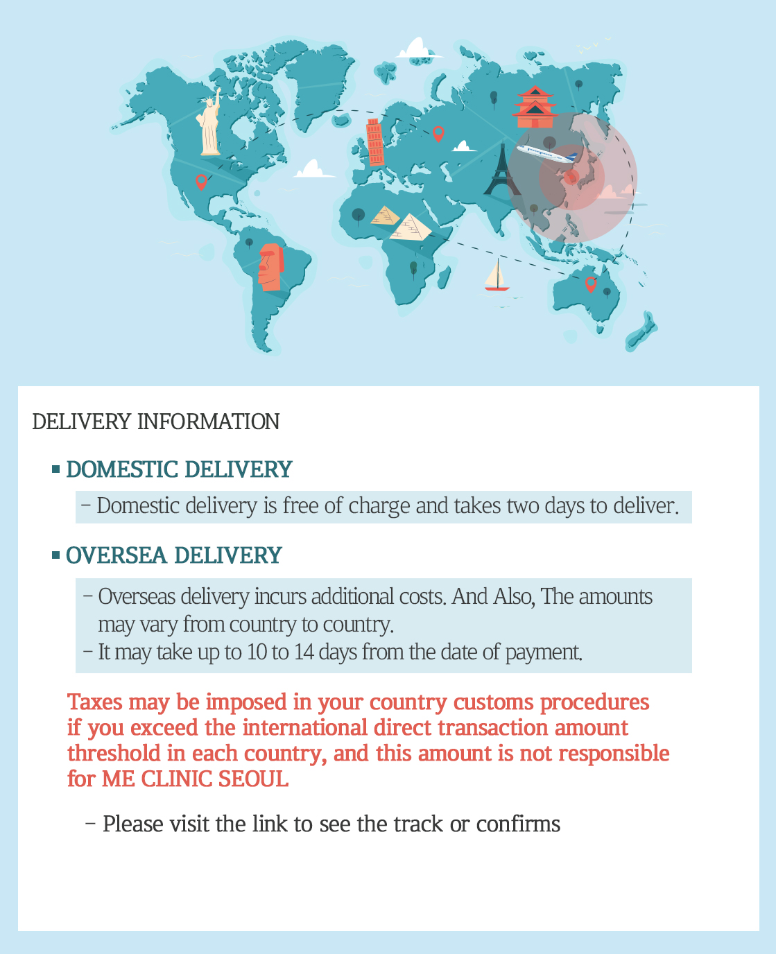 delivery information